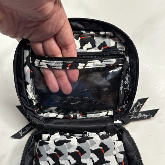 Vera Bradley Scottie Dog Travel Jewelry Organizer, Quilted, Multipockets, NWOT - Picture 4 of 13